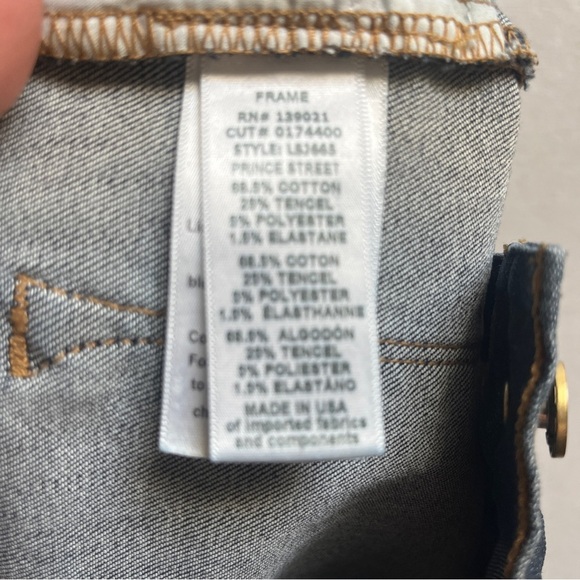 Frame Le Skinny de Jeanne Denim Jeans Sz 30 - Picture 9 of 13